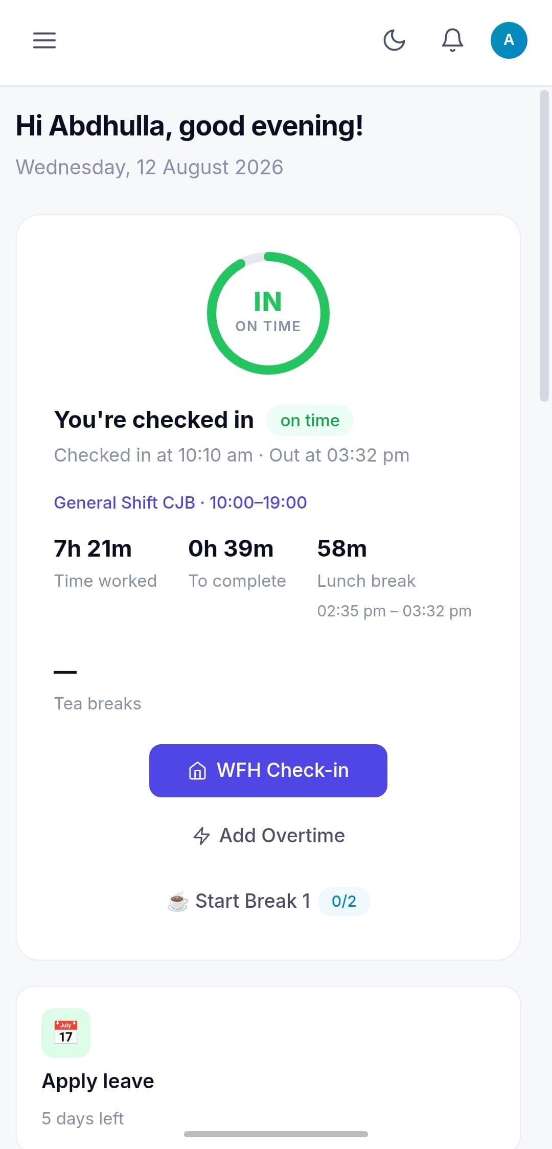 Employee Self-Service Portal